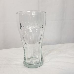 Vintage Clear Contour Coca Cola Glass Coke